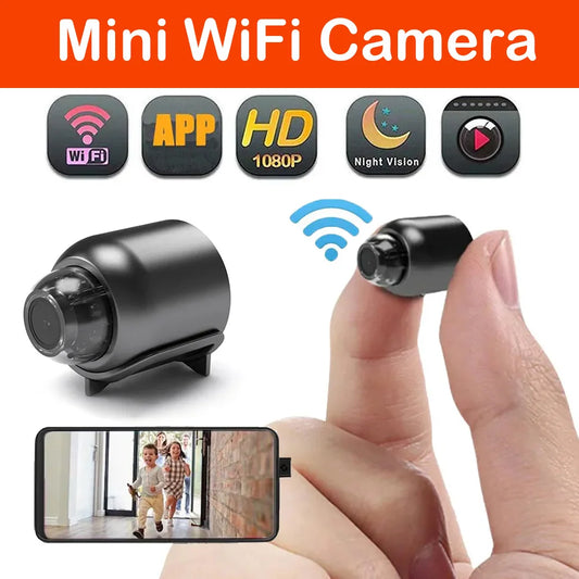 1080P HD Mini Camera Wifi IP Smart Home Indoor Night Vision AI Human Camcorder Audio Video Wireless Security Surveillance Camera