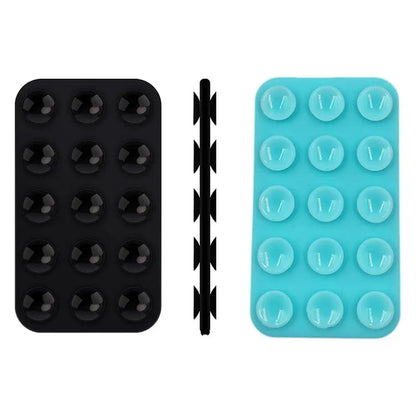 Strong Double-sided Suction Cup Anti Slip Silicone Suction Cups For Mobile Phones Mobile Phone Holder With 15 Silicone